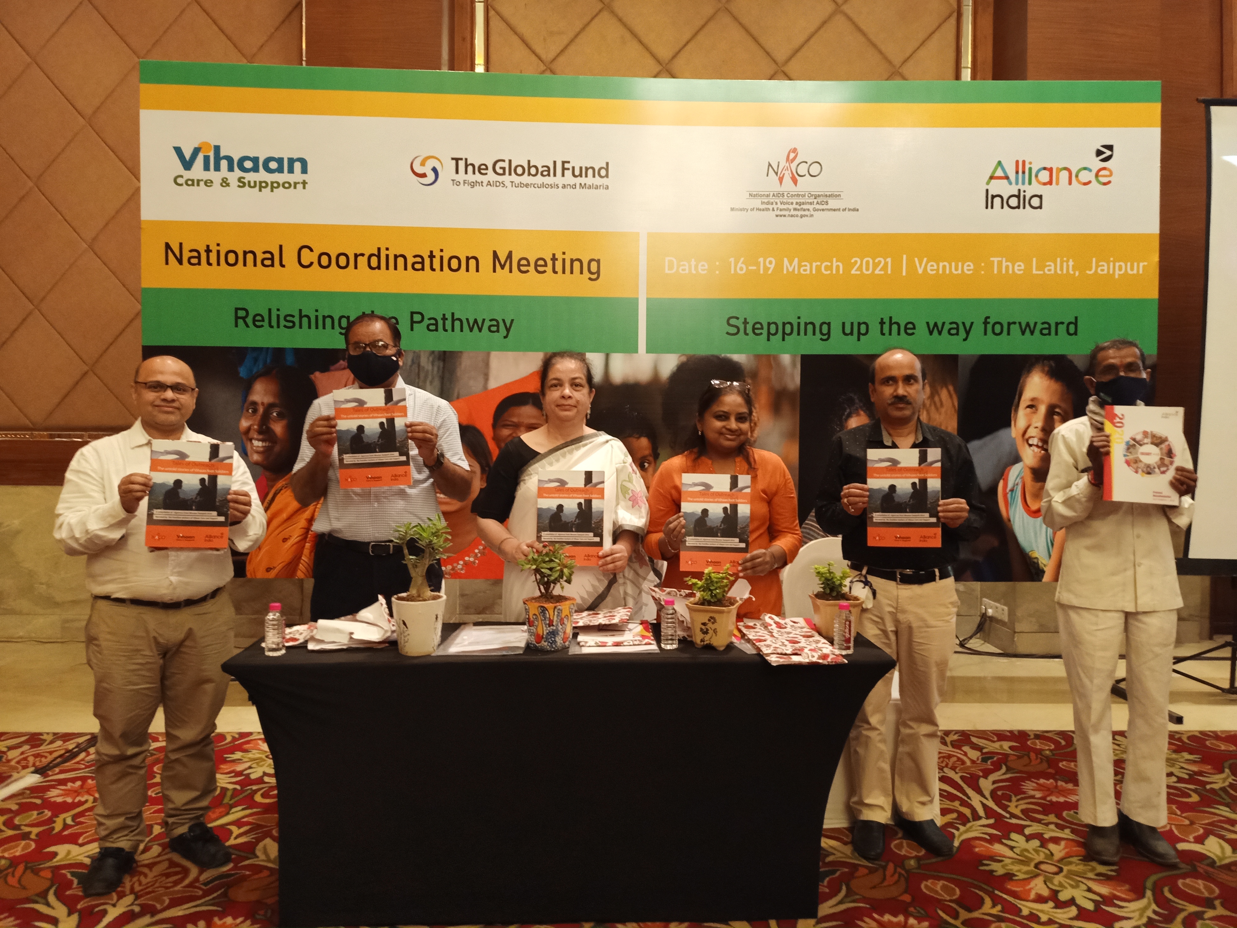 Releasing a compilation of stories of outreach workers of Vihaan Programme